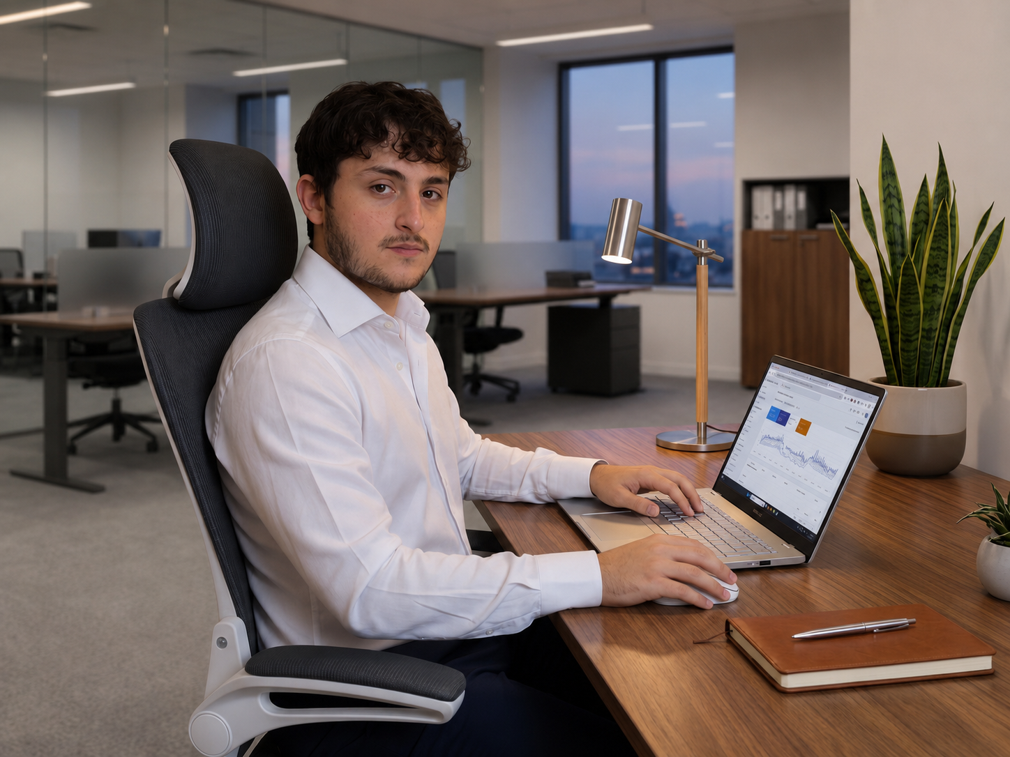 Alberto Cózar analizando una estrategia SEO